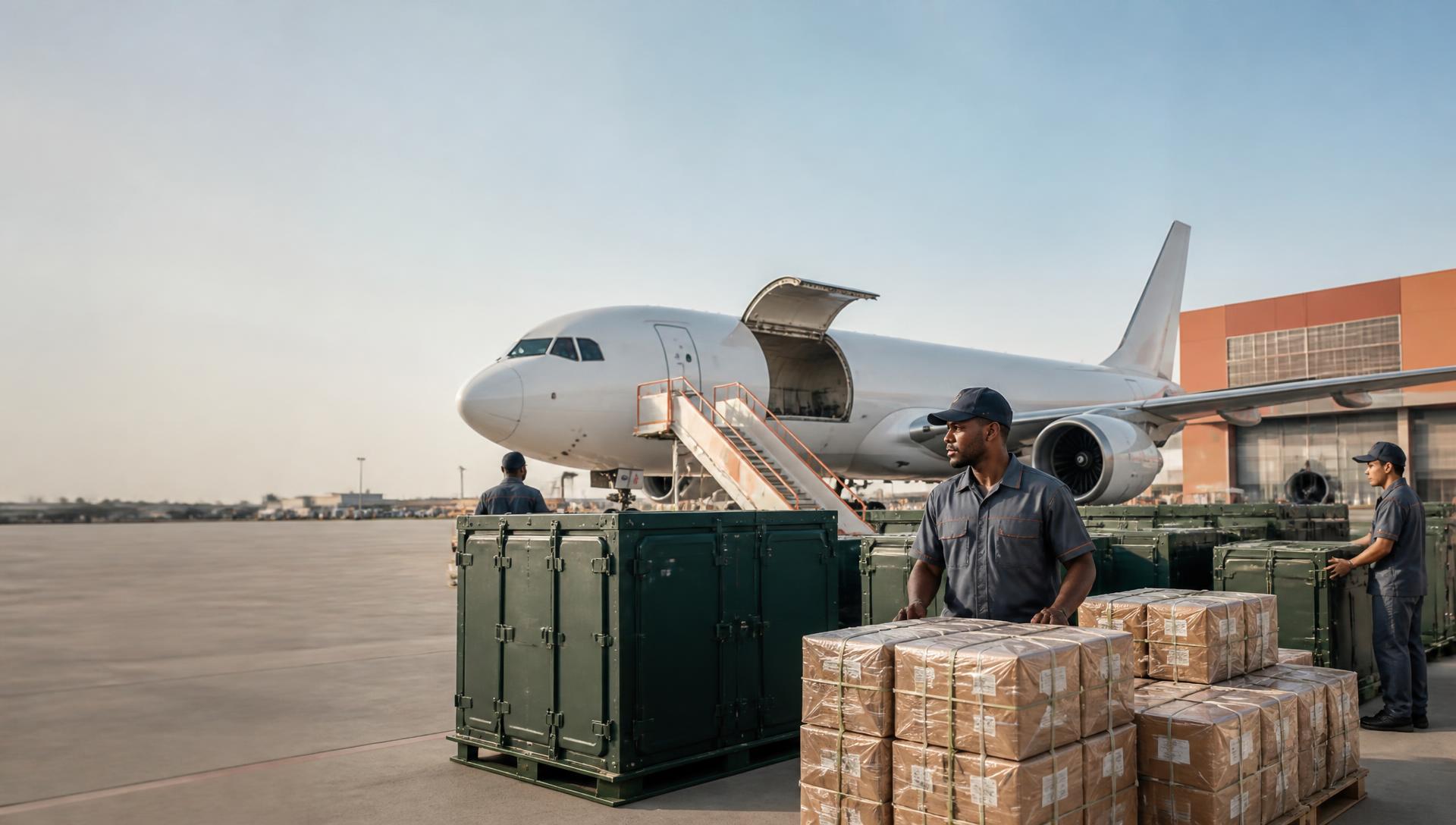 Marchandises préparées en Chine pour l'importation vers l'Afrique avec NAVO
